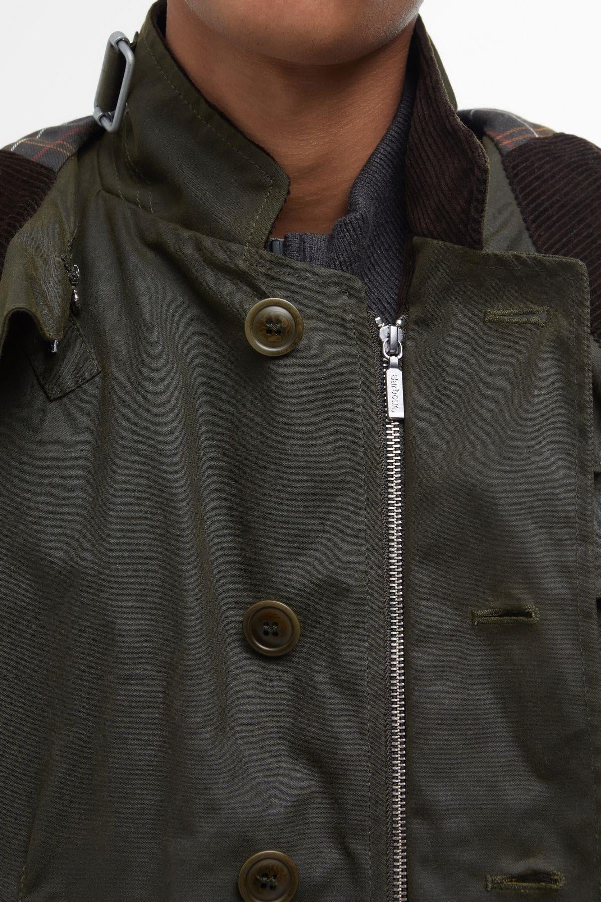 Barbour Driving Yağlı Ceket OL51 Olive