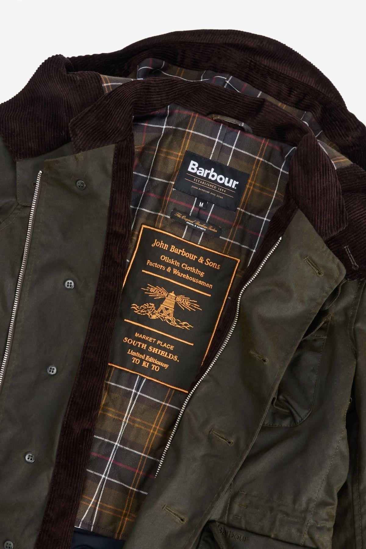 Barbour Driving Yağlı Ceket OL51 Olive
