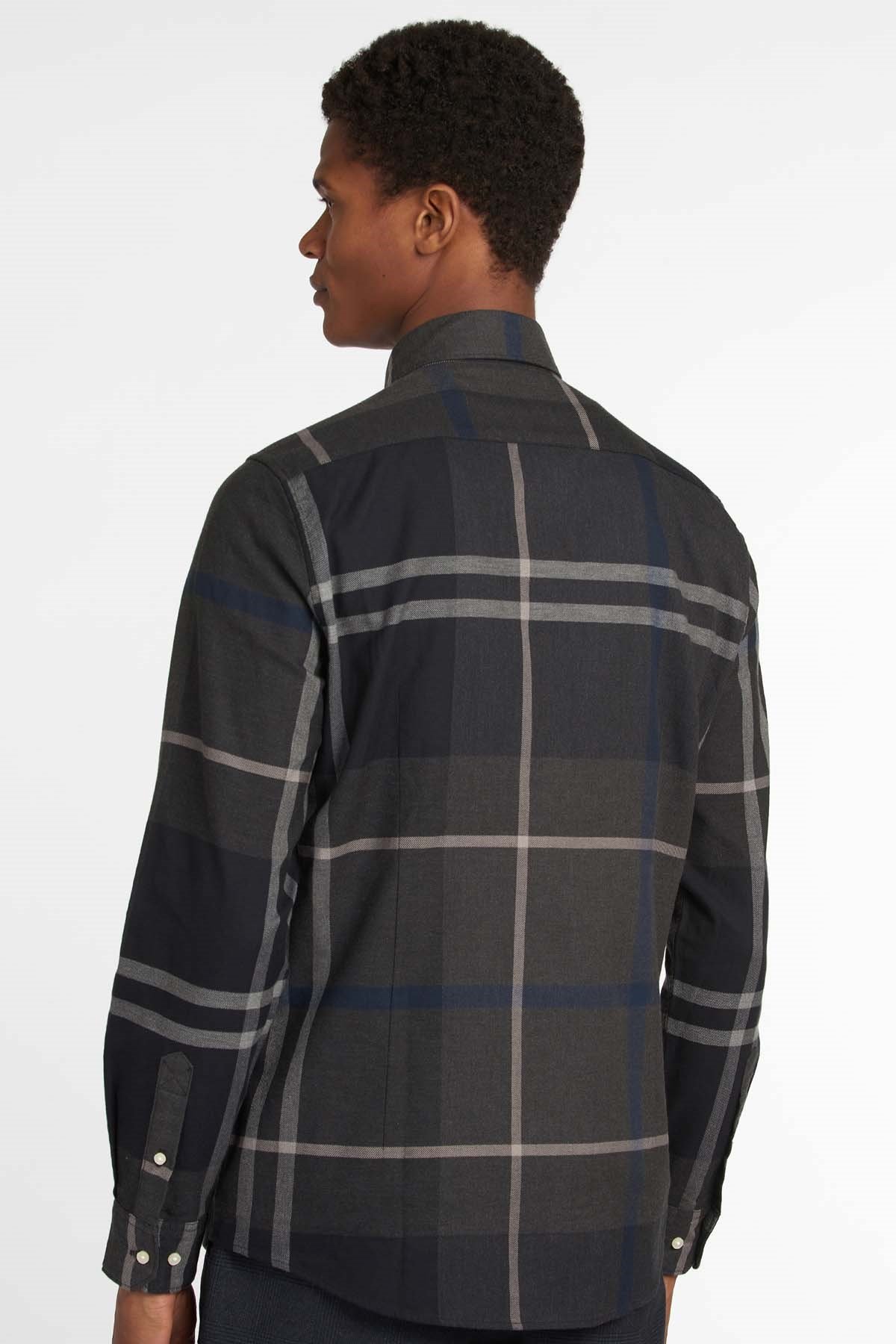 Barbour Dunoon Tailored Gömlek GY38 Graphit