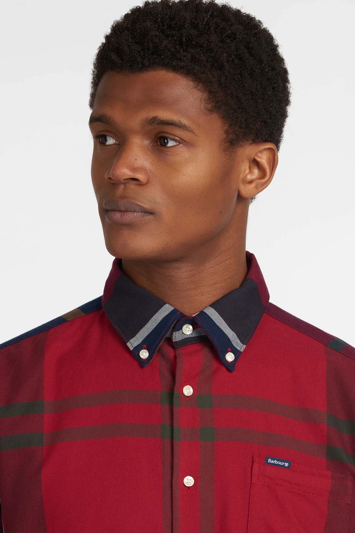 Barbour Dunoon Tailored Gömlek RE52 RED