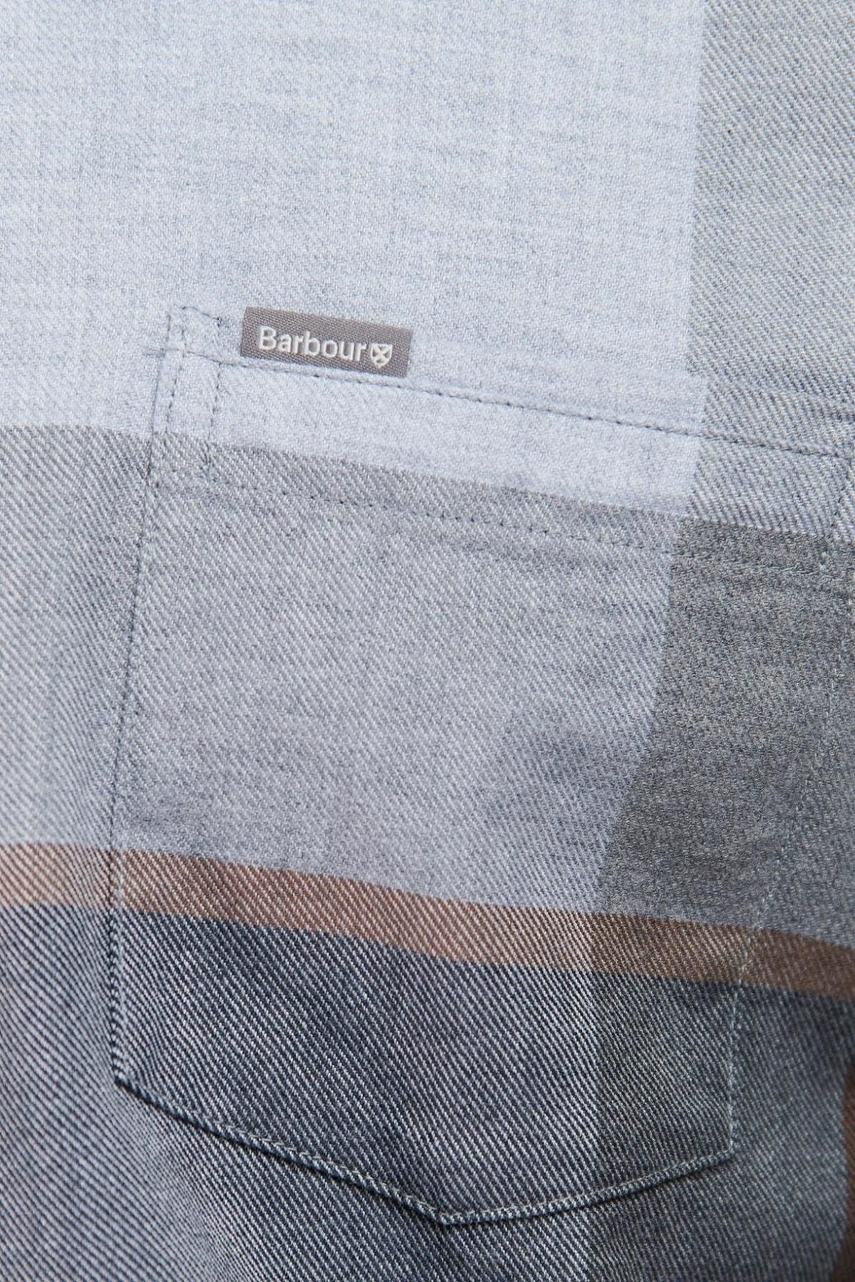 Barbour Dunoon Tailored Gömlek TN86 Greystone