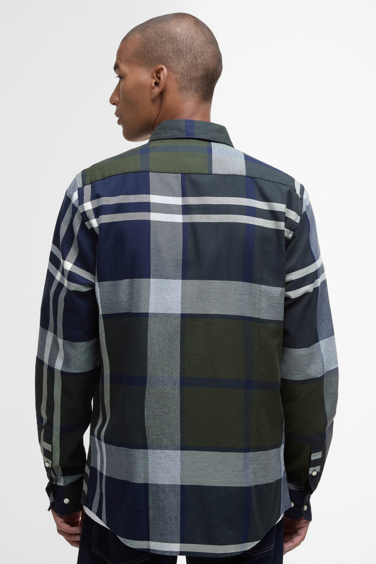 Barbour Dunoon Tailored Tartan Gömlek TN10 Fernwood Tartan