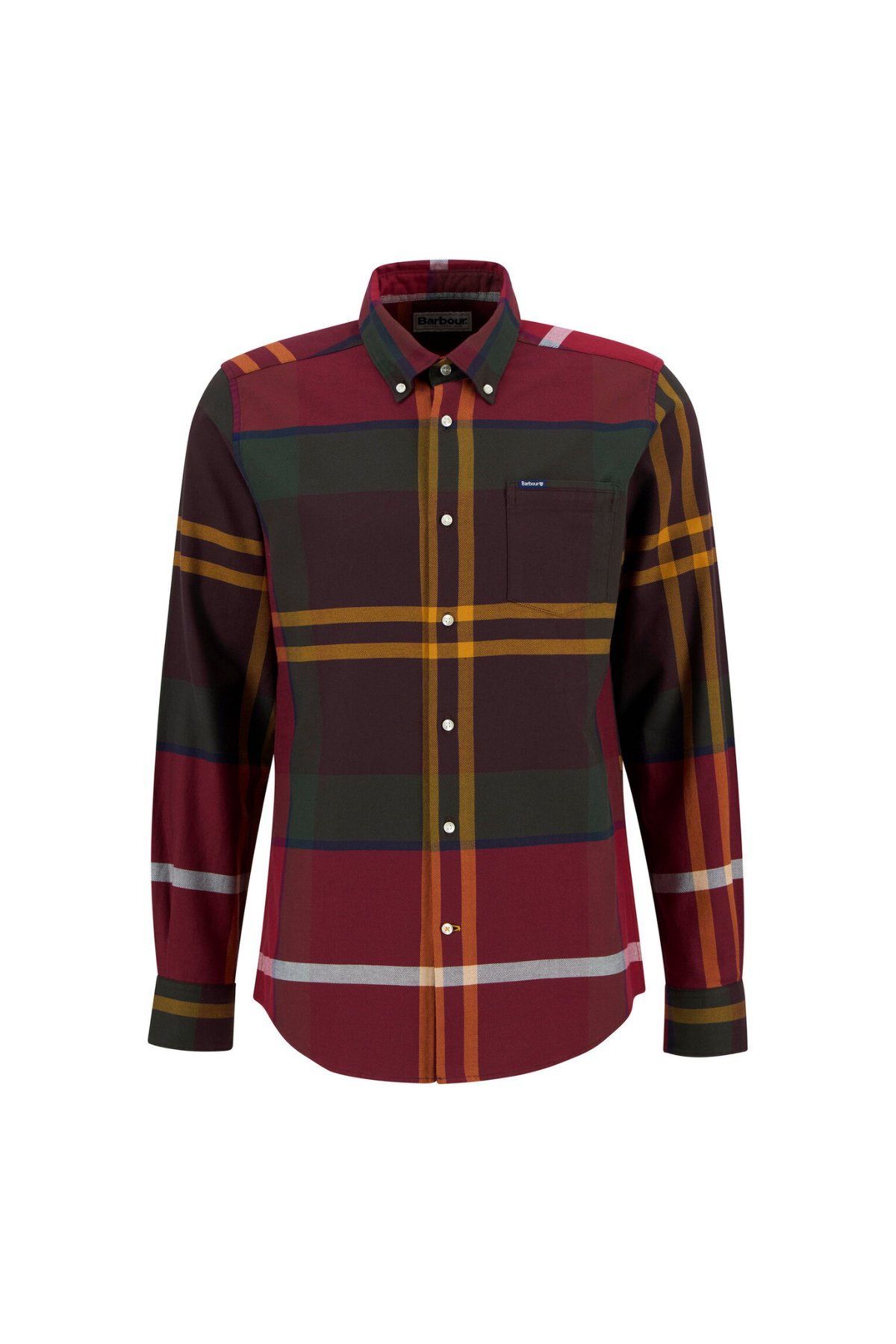 Barbour Dunoon Tailored Tartan Gömlek TN69 Winterberry Tartan