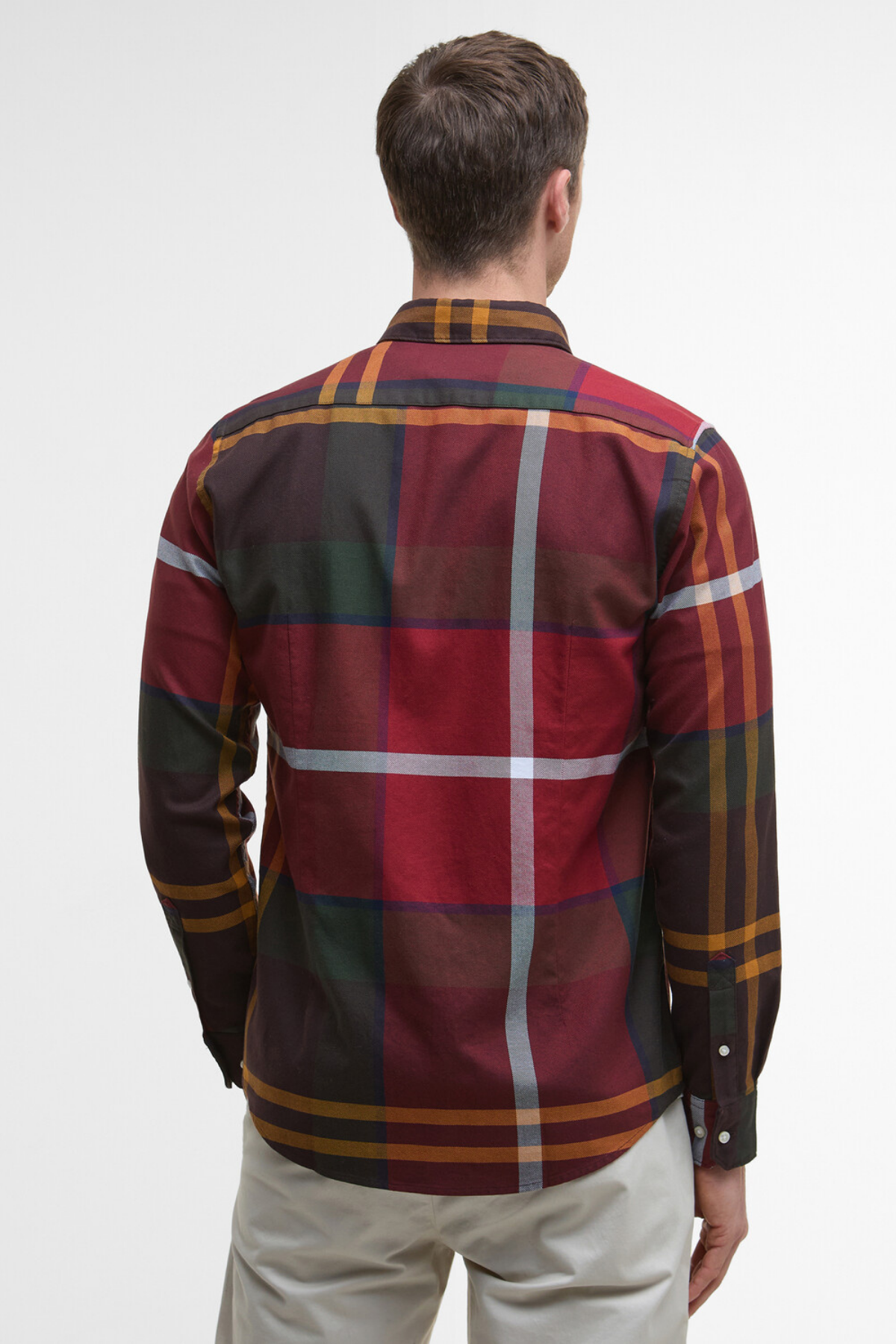 Barbour Dunoon Tailored Tartan Gömlek TN69 Winterberry Tartan