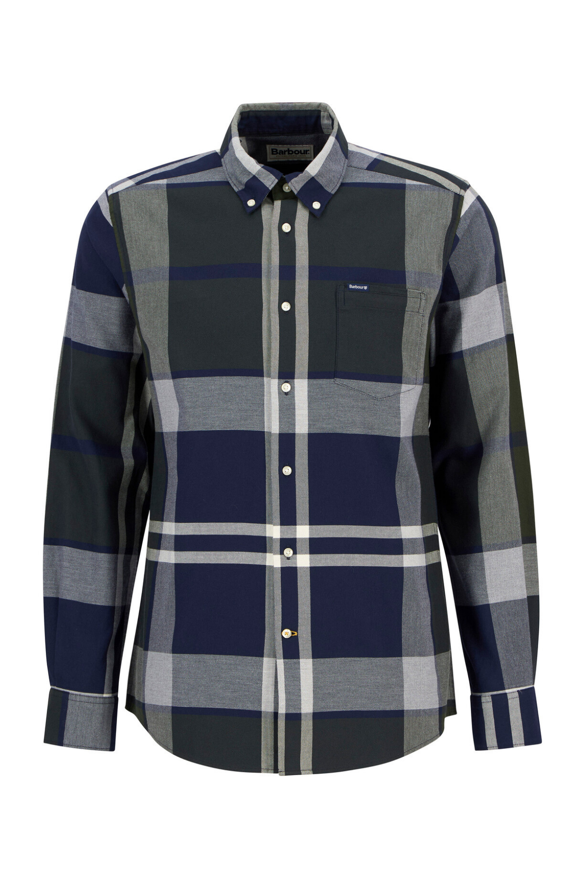 Barbour Dunoon Tailored Tartan Gömlek TN10 Fernwood Tartan