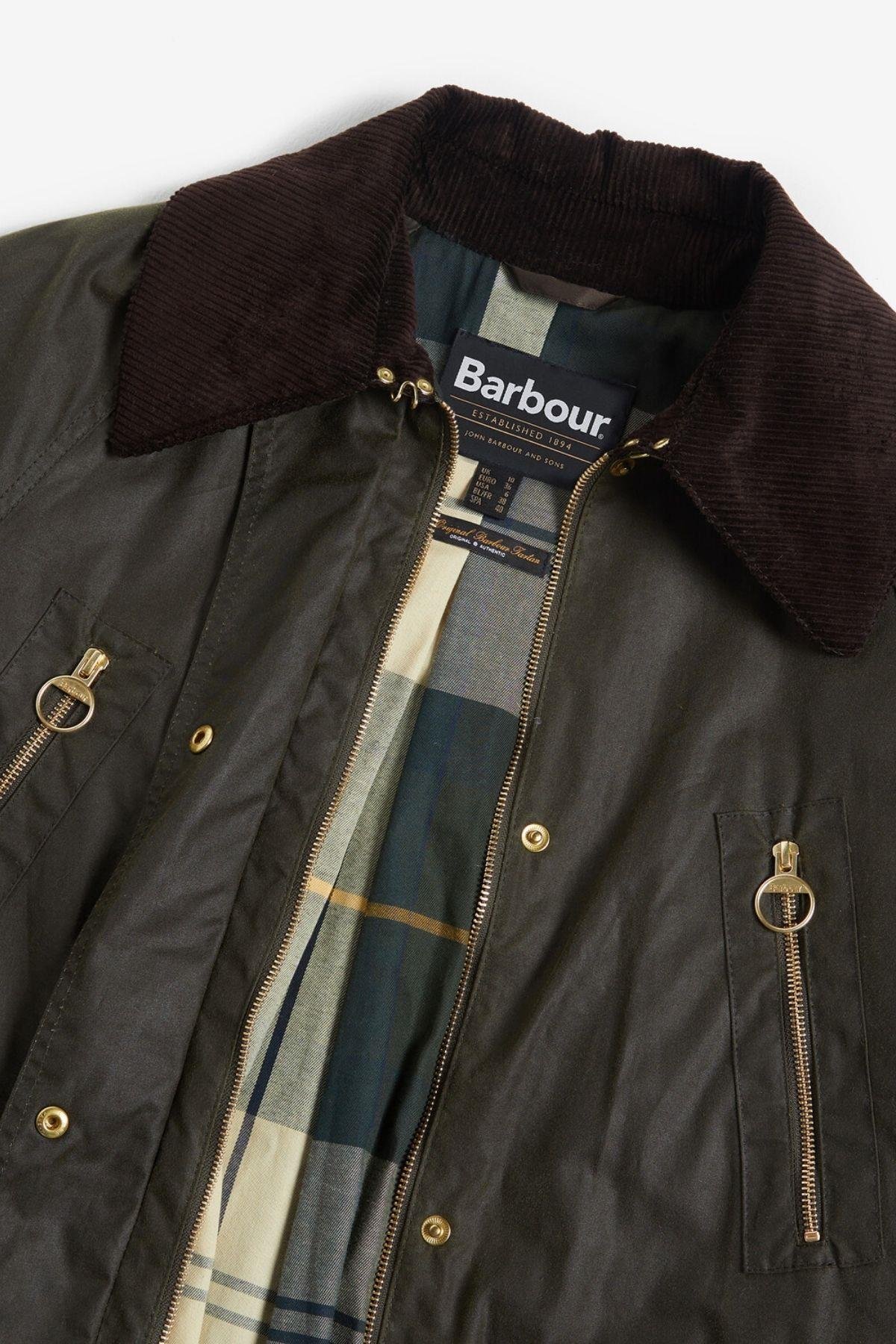 Barbour Ebberston Yağlı Ceket OL99 Archive Olive/Ancient
