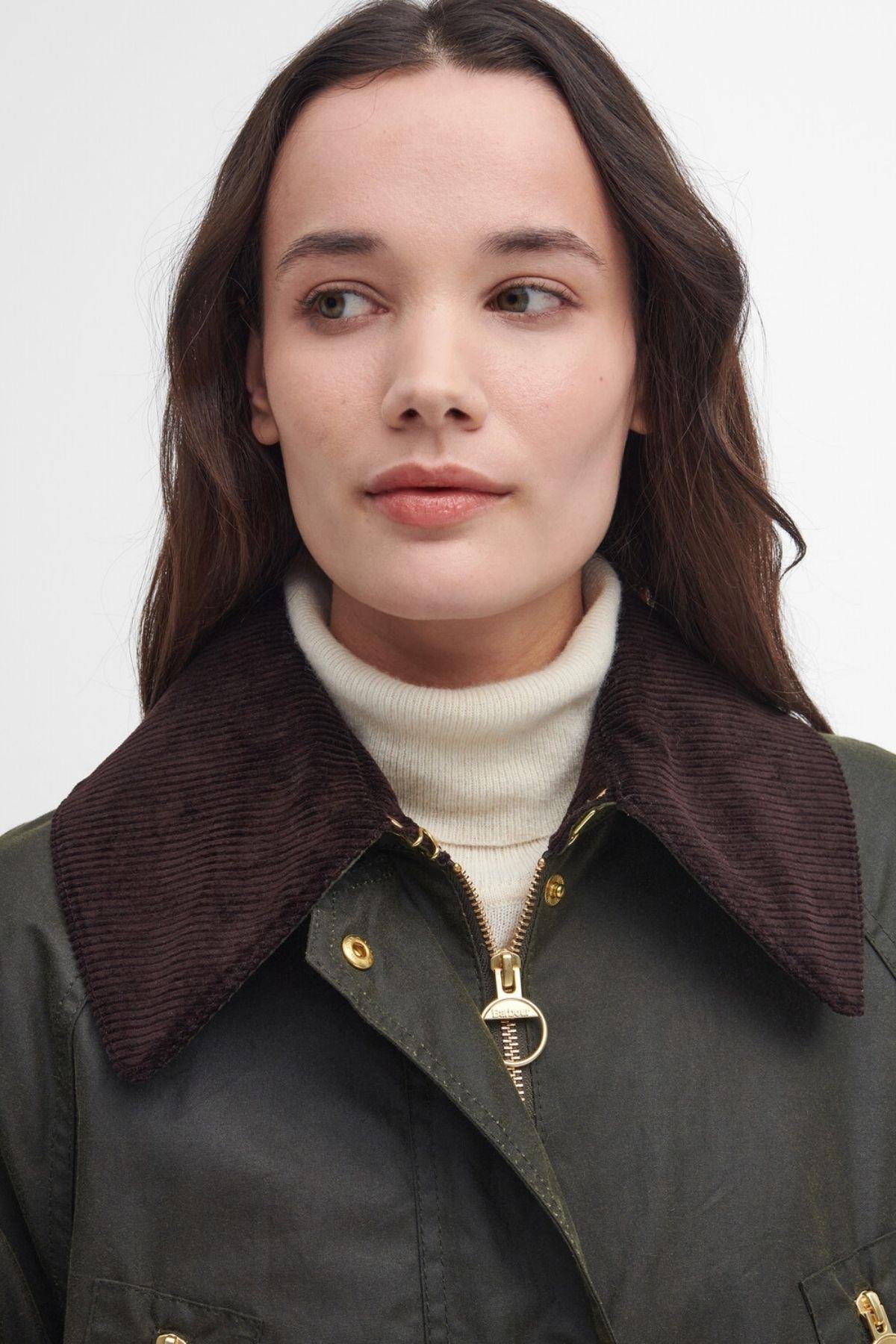 Barbour Ebberston Yağlı Ceket OL99 Archive Olive/Ancient