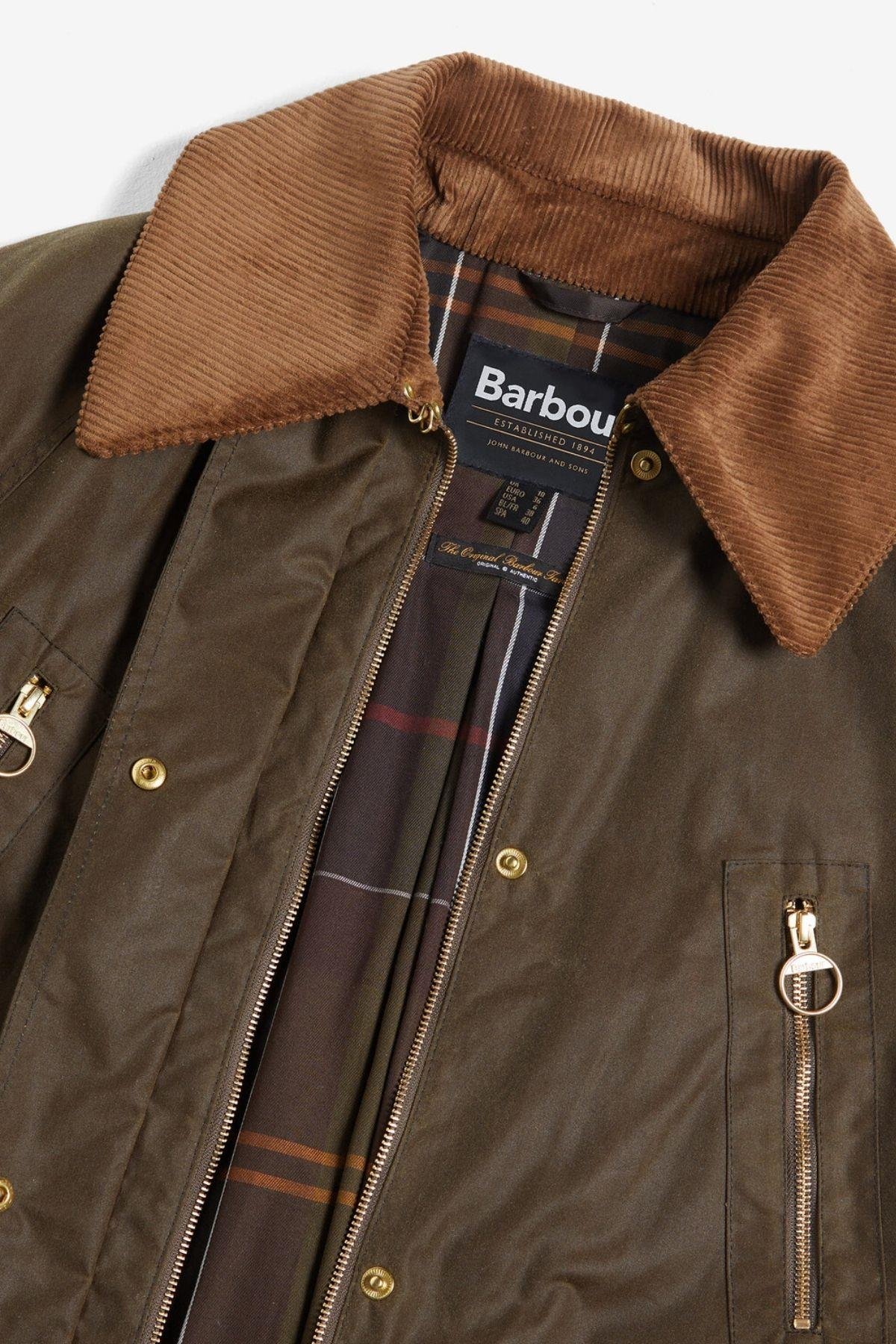 Barbour Ebberston Yağlı Ceket SN91 Beech-Classic