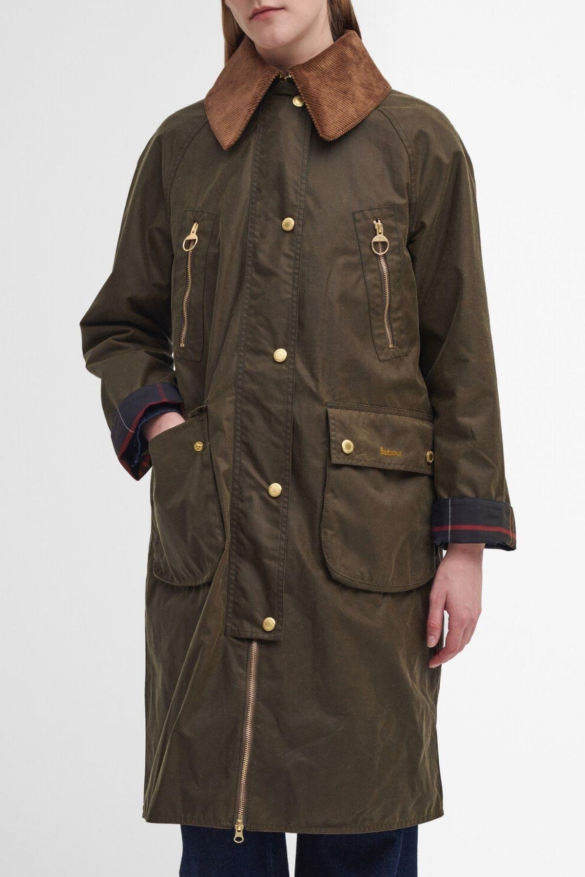 Barbour Ebberston Yağlı Ceket SN91 Beech-Classic