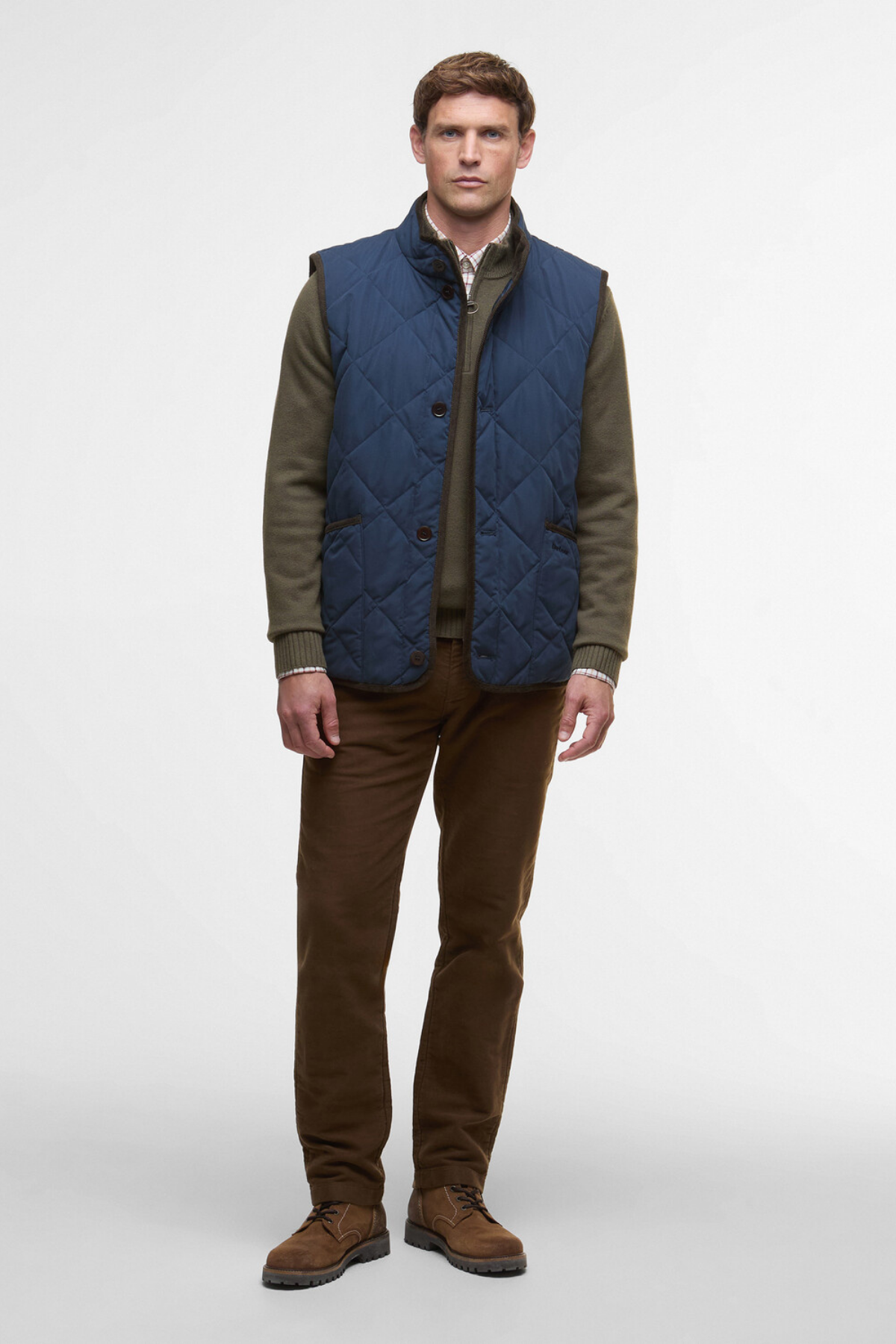 Barbour Edale Kapitone Yelek NY71 Navy