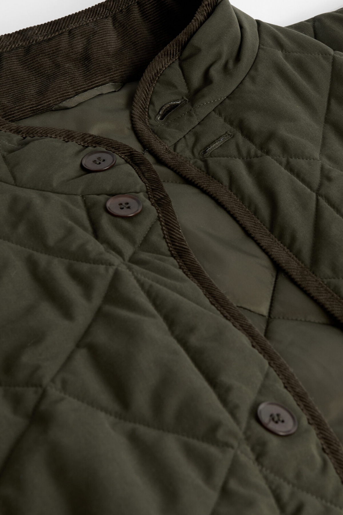 Barbour Edale Kapitone Yelek OL91 Dk. Olıve