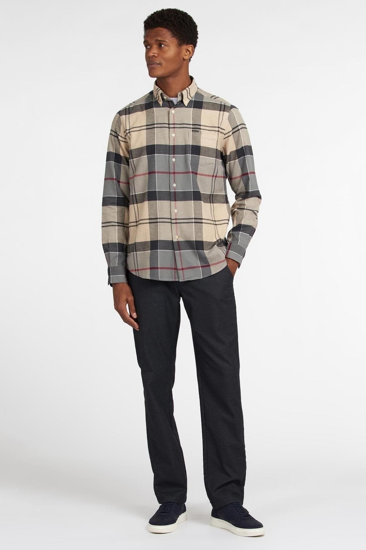 Barbour Edderton Tailored Fit Gömlek TN53 Dress Tartan