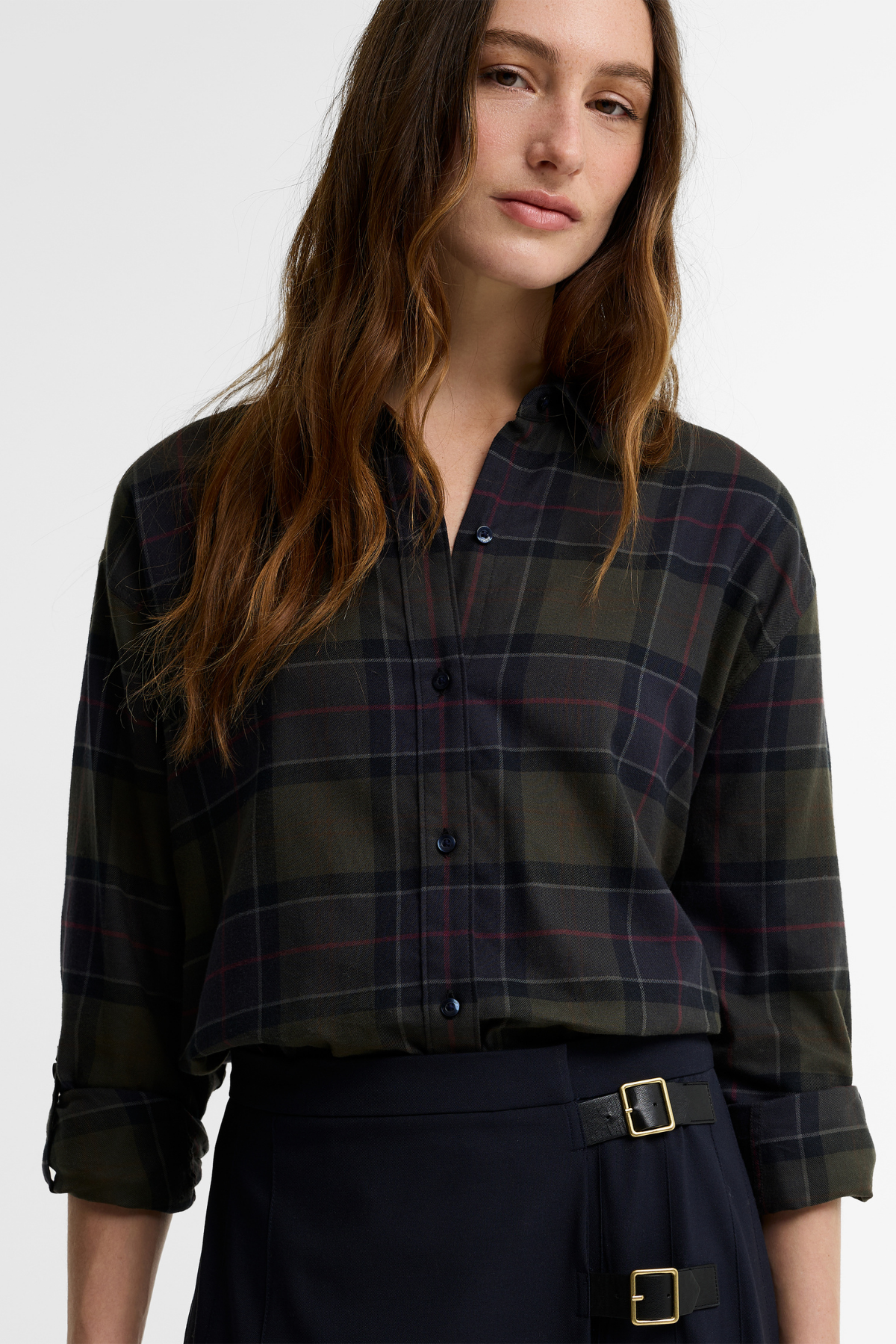 Barbour Elishaw Gömlek TN43 Shadow Classic Tartan