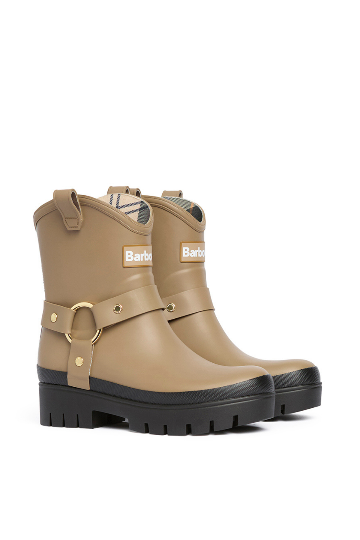 Barbour Elley Harness Welly Çizme BE31 Military Brown