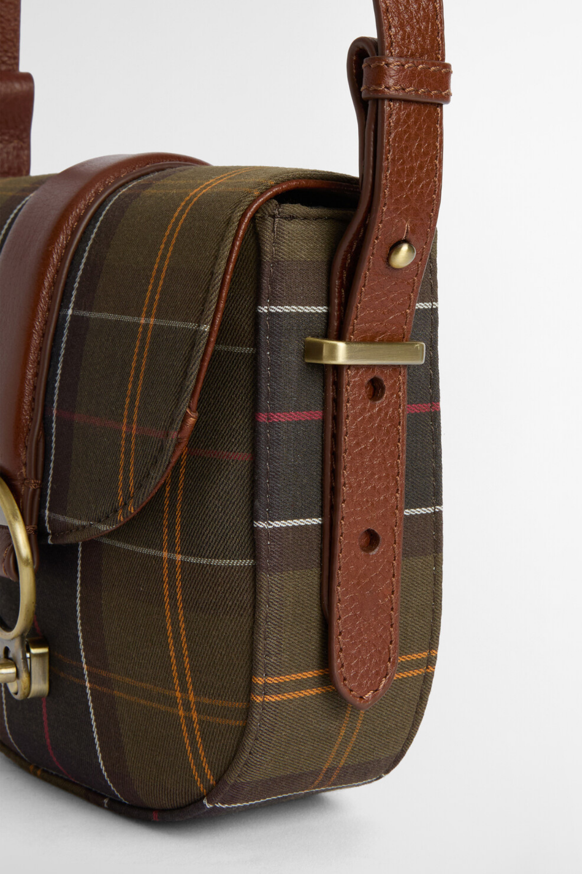 Barbour Elm Tartan Çapraz Çanta TN11 Classic Tartan
