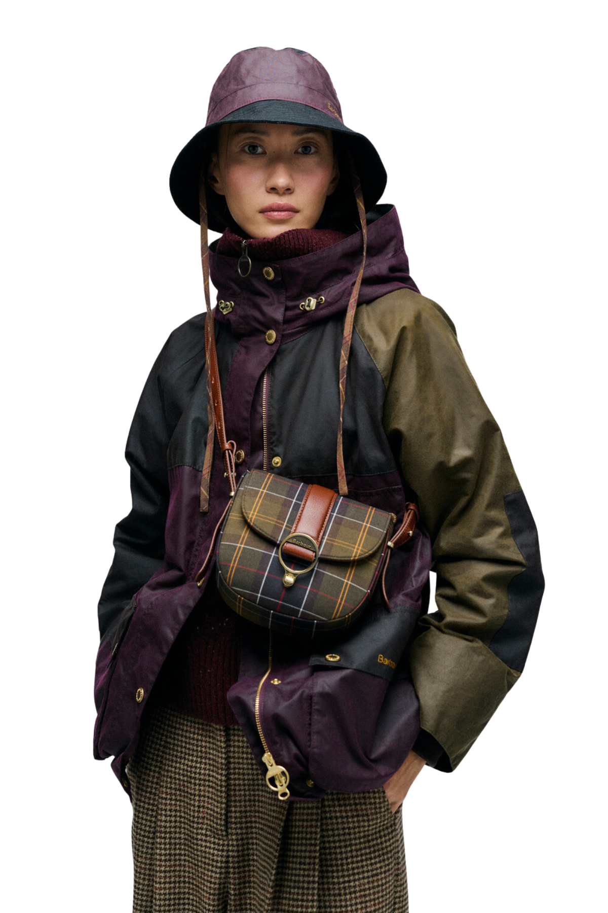 Barbour Elm Tartan Çapraz Çanta TN11 Classic Tartan