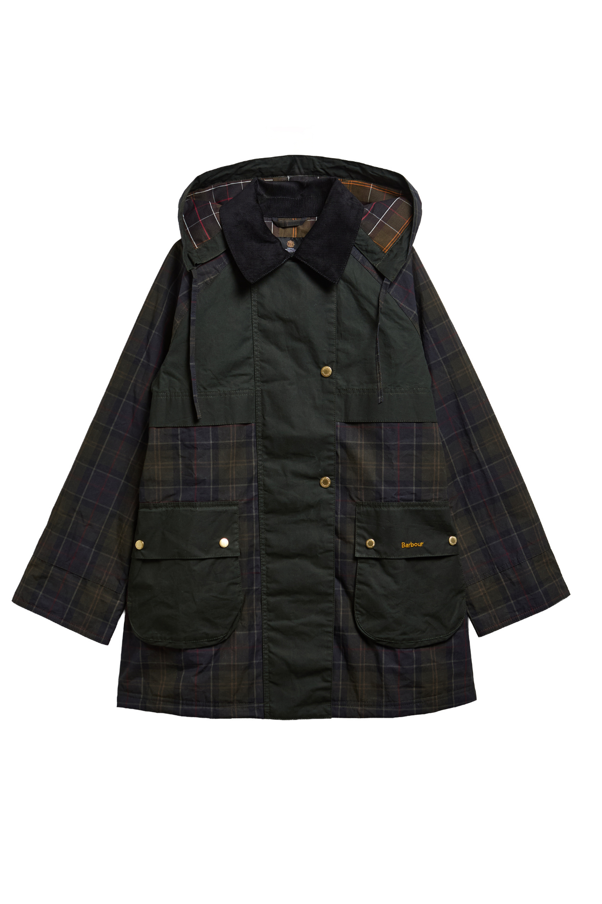 Barbour Elsie Casual Ceket TN11 Shadow Classic Dk Fern Mixed Tartan