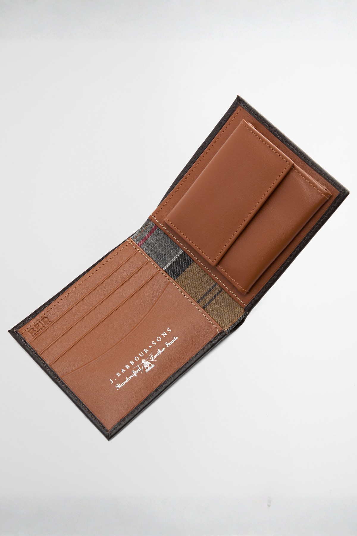 Barbour Elvington Billfold Coin Deri Cüzdan BR56 Brown-Tan