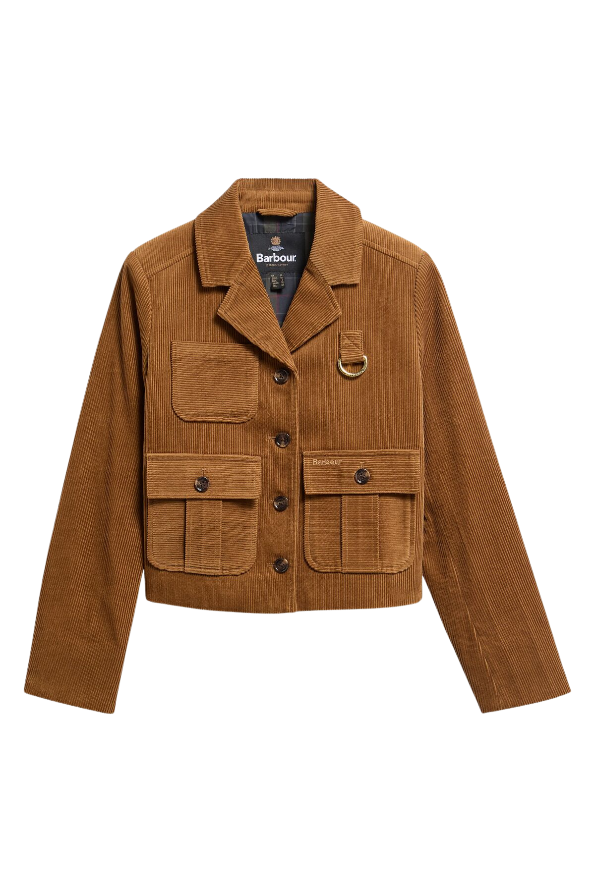 Barbour Emmy Casual Ceket SN71 Tan Shadow Classic