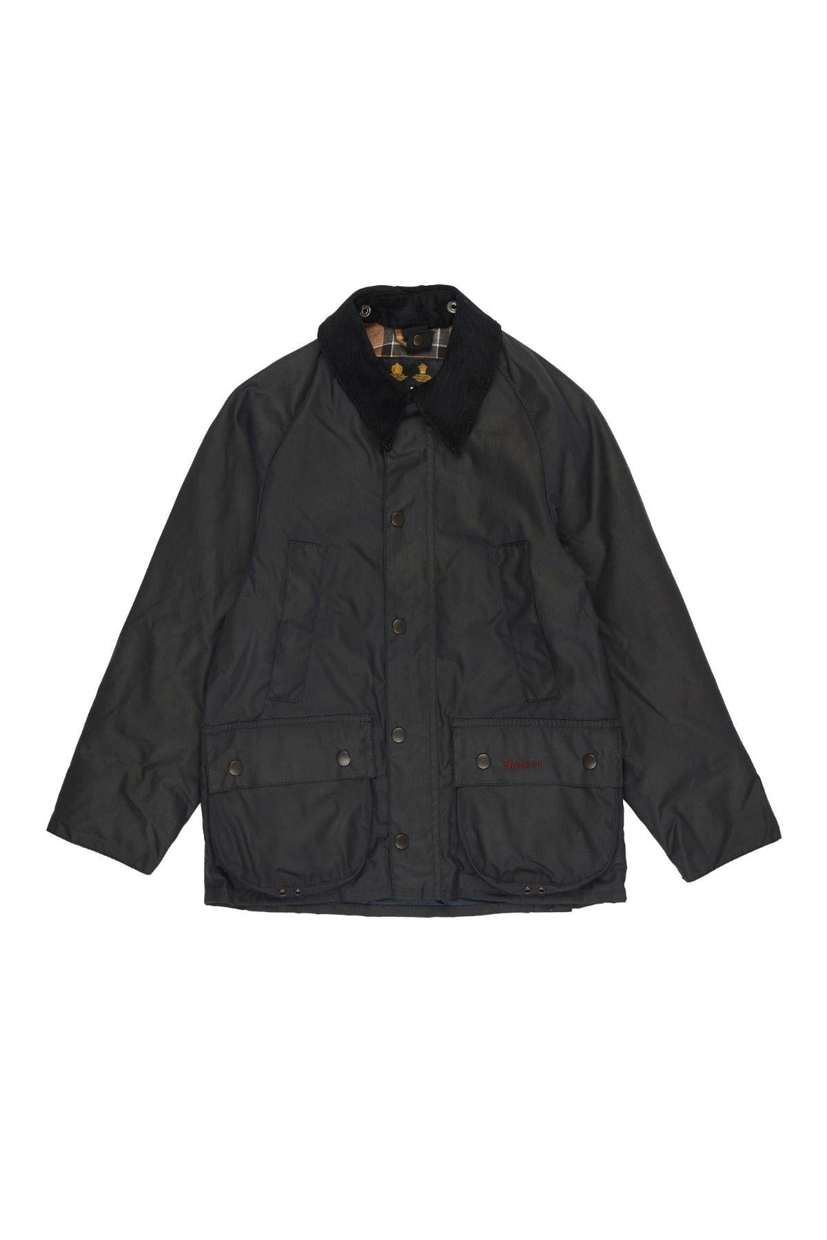 Barbour Erkek Çocuk Bedale Yağlı Ceket NY95 Navy