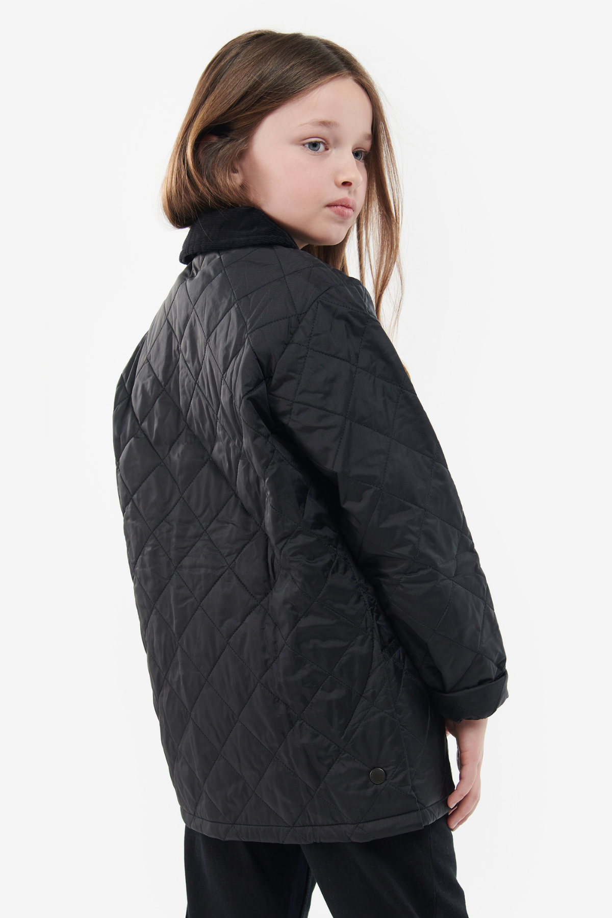 Barbour Erkek Çocuk Liddesdale Kapitone Ceket BK92 Black