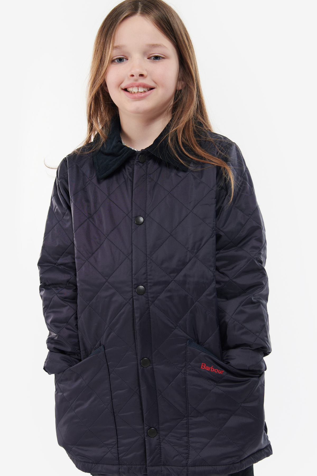Barbour Erkek Çocuk Liddesdale Kapitone Ceket NY95 Navy