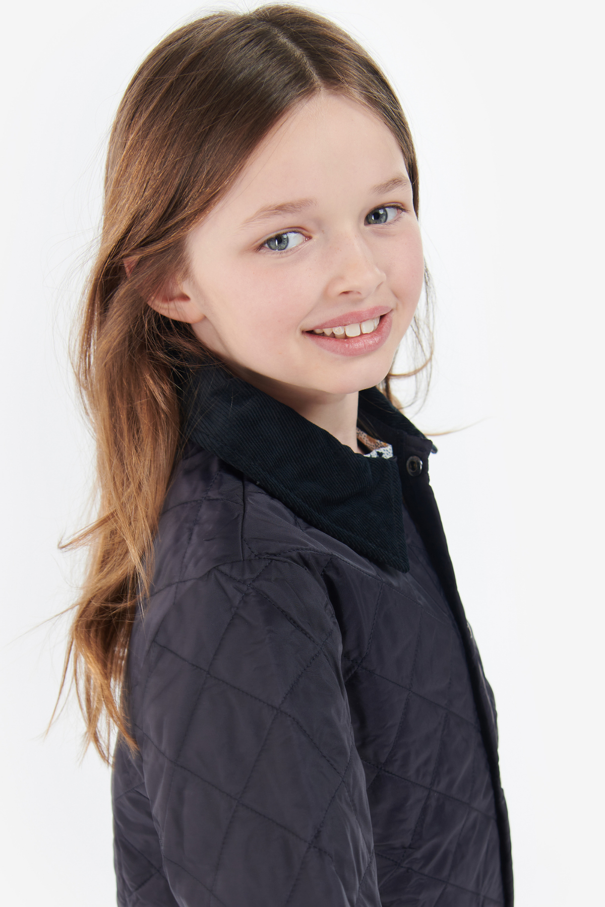 Barbour Erkek Çocuk Liddesdale Kapitone Ceket NY95 Navy