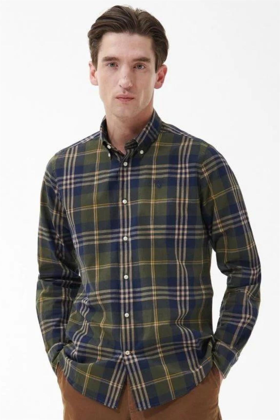 Barbour Erkek Edgar Tailored Gömlek OL51 Olive