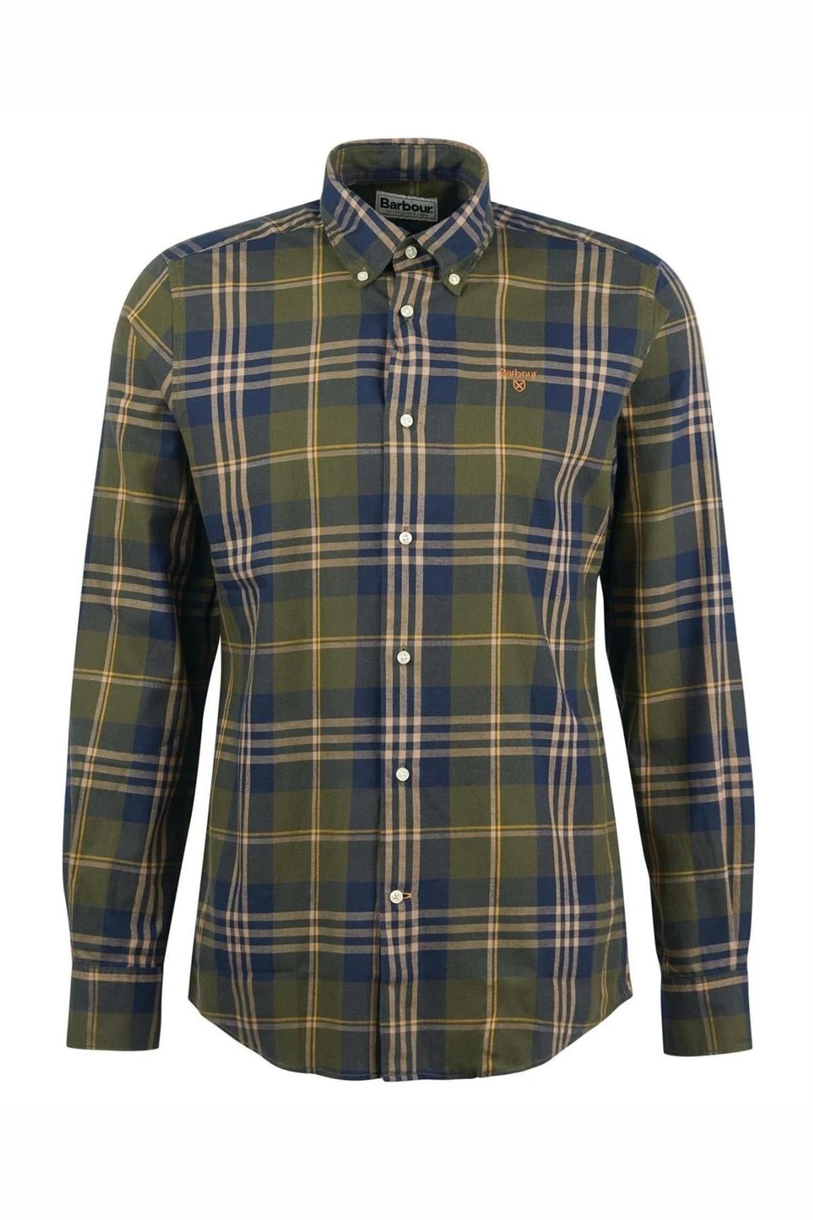 Barbour Erkek Edgar Tailored Gömlek OL51 Olive