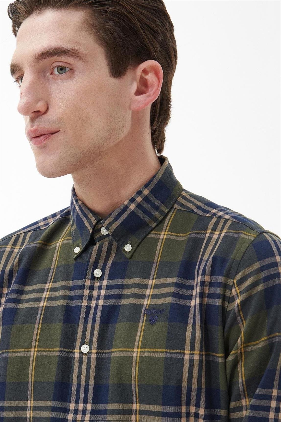 Barbour Erkek Edgar Tailored Gömlek OL51 Olive