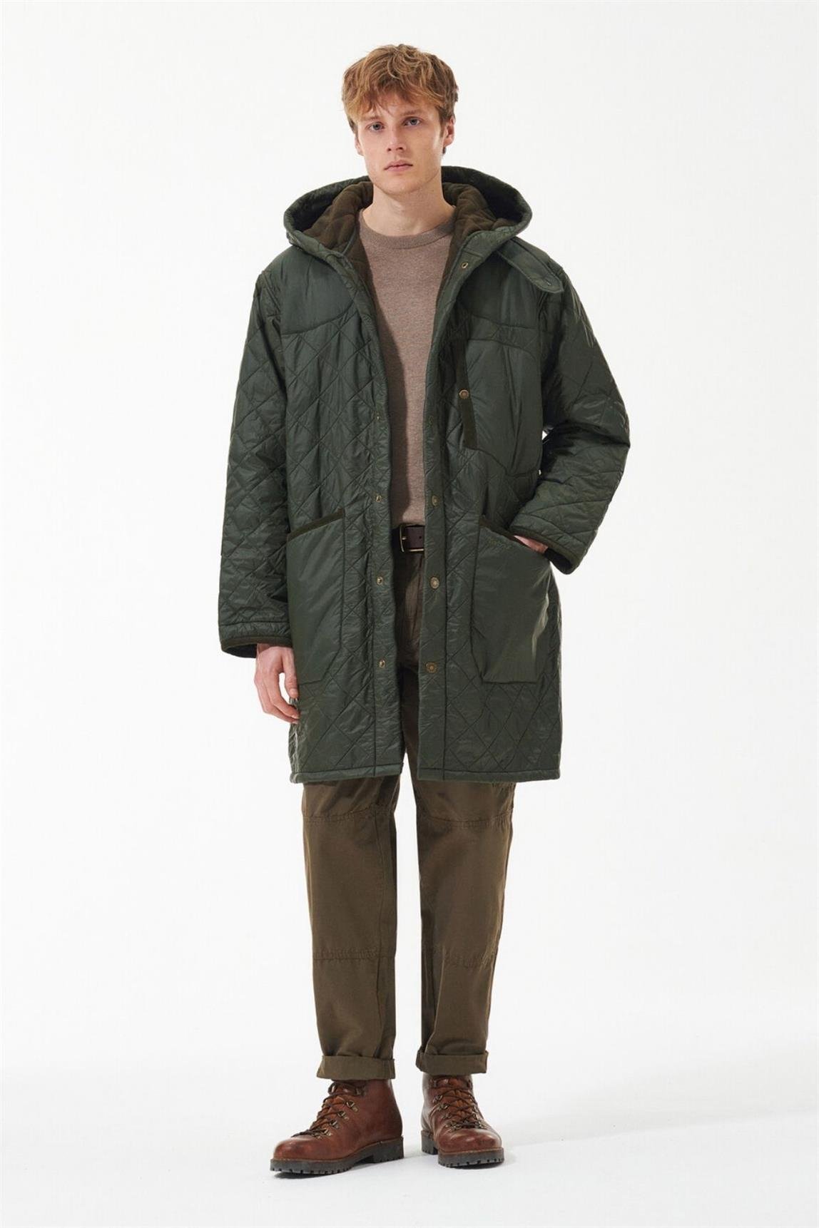 Barbour Erkek Overnight Polar Parka OL51 Olive