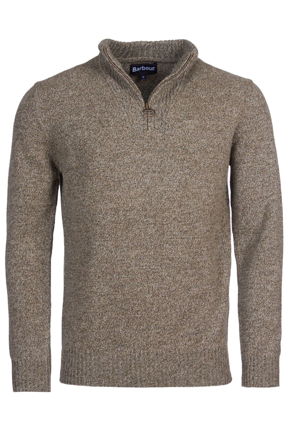 Barbour Essential Lambswool Half Zip GN34 Willow Green