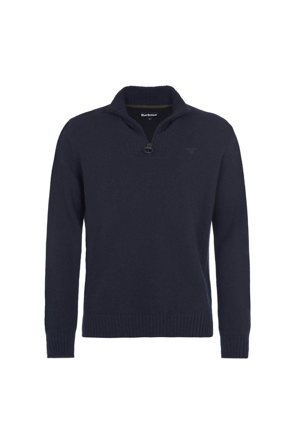 Barbour Essential Lambswool Half Zip Kazak NY71 Navy