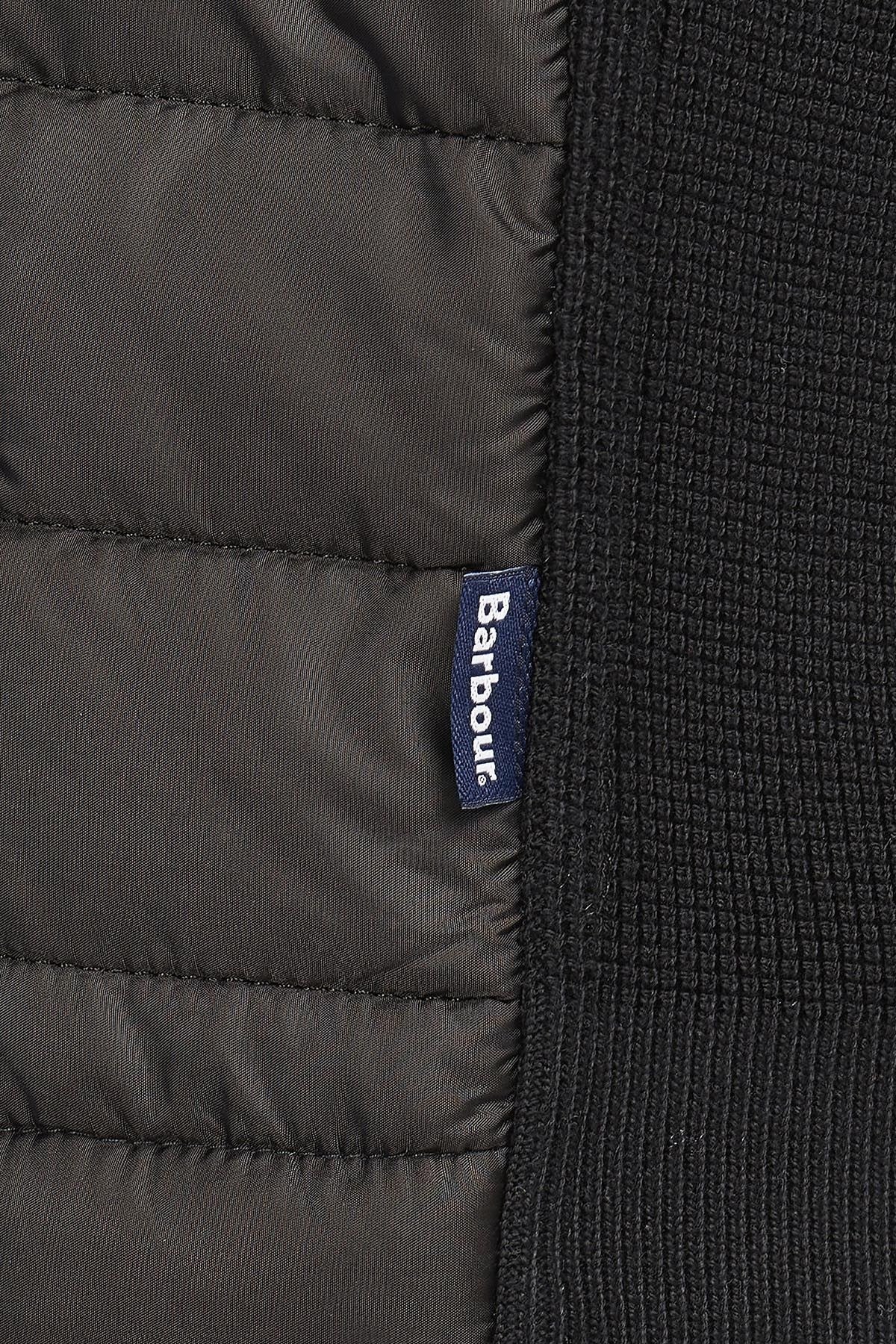 Barbour Essential Zip Kapitoneli Hırka BK31 Black