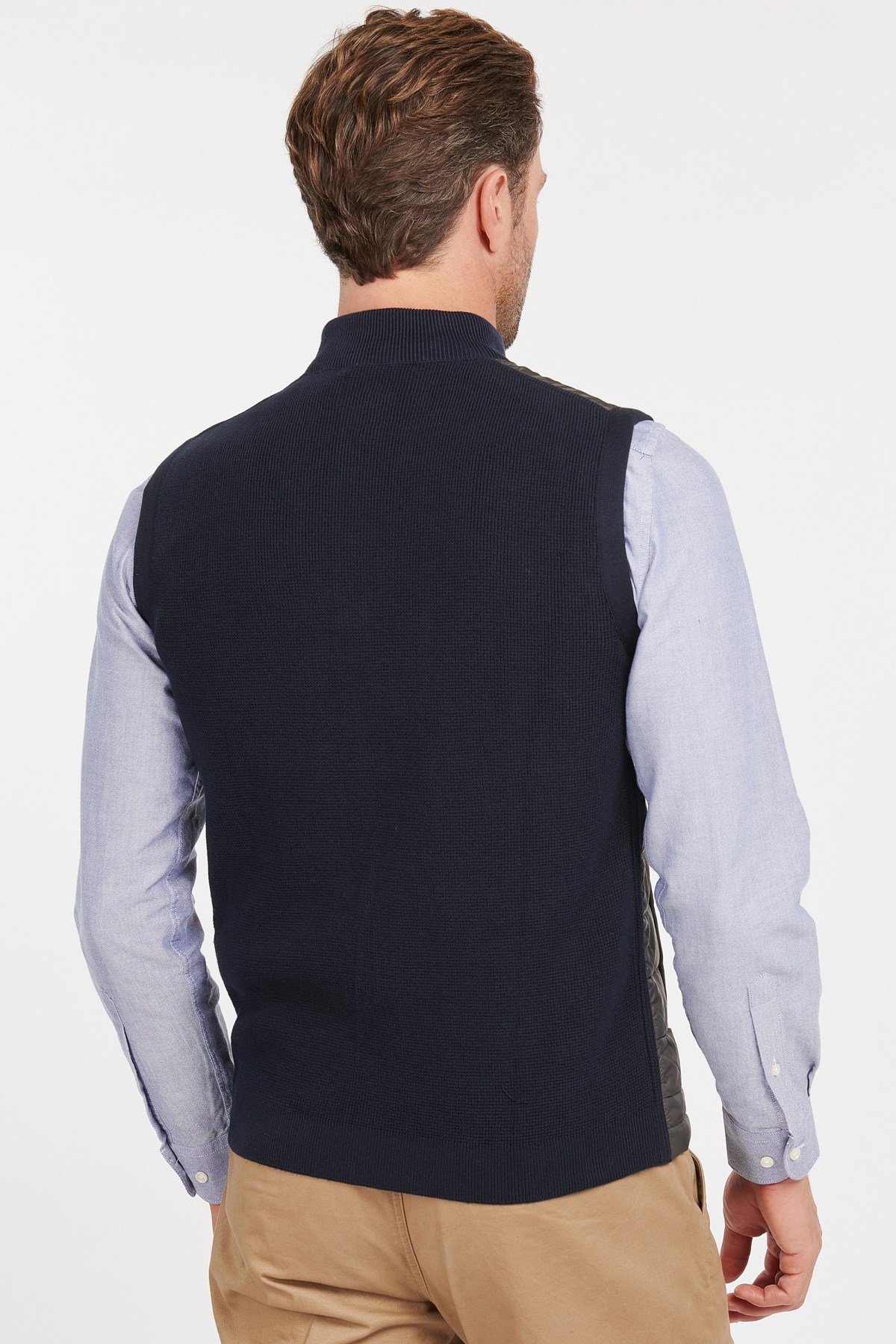 Barbour Essential Zip Kapitoneli Yelek Navy