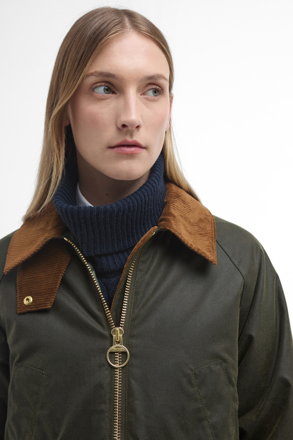 Barbour Esther Yağlı Ceket OL99 Archive Oiıve
