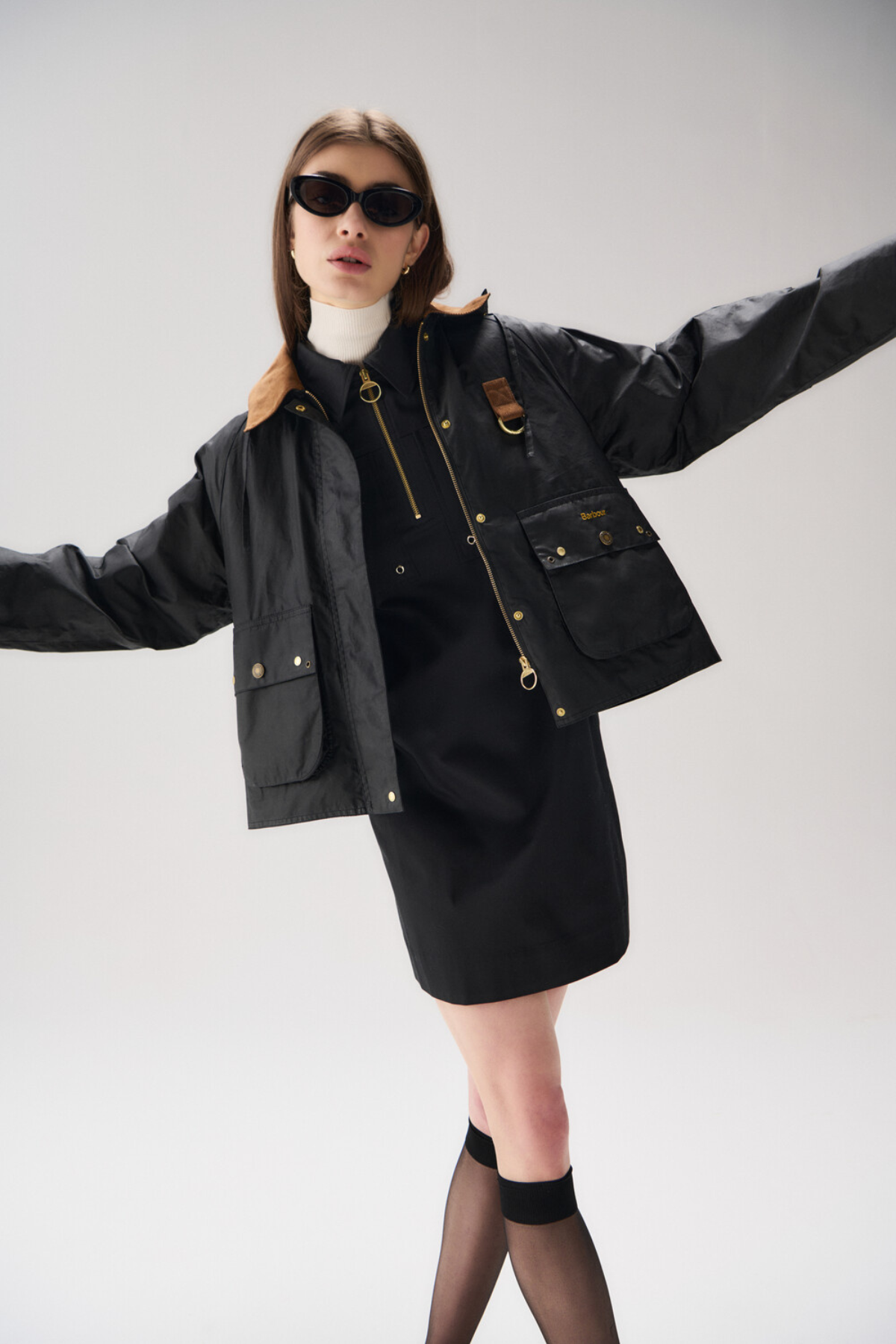 Barbour Ettie Mini Elbise BK11 Black