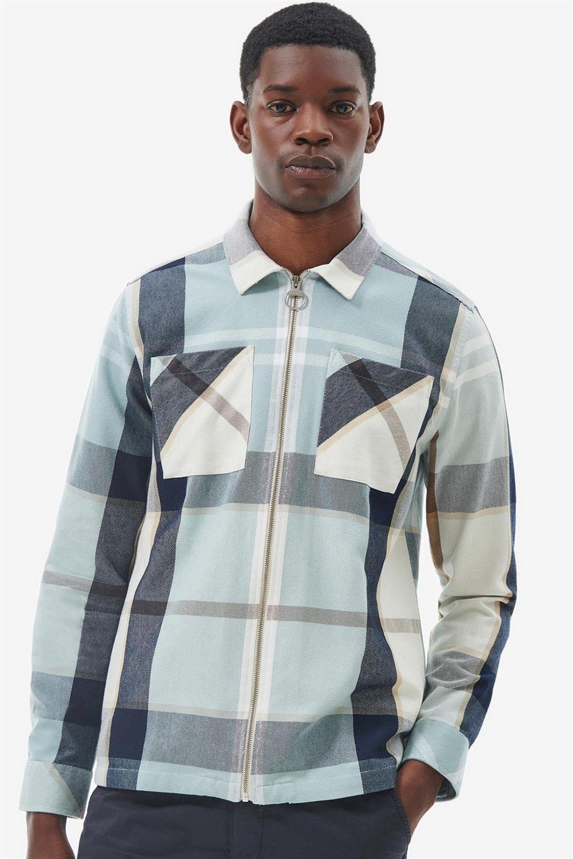 Barbour Ettrick Dış Gömlek TN97 Blue Chalk Tartan