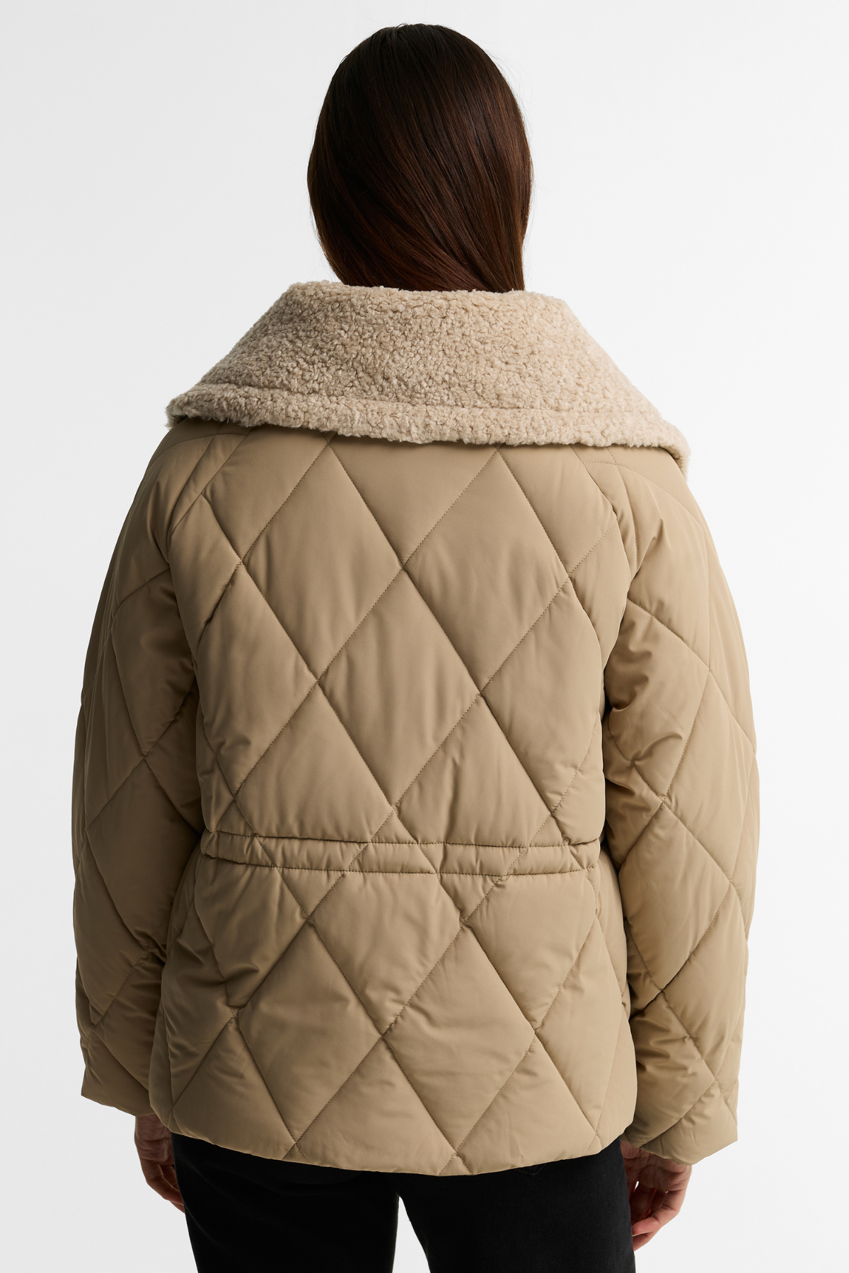 Barbour Eva Puffer Ceket BE31 Lt Trench Birchwood Dress