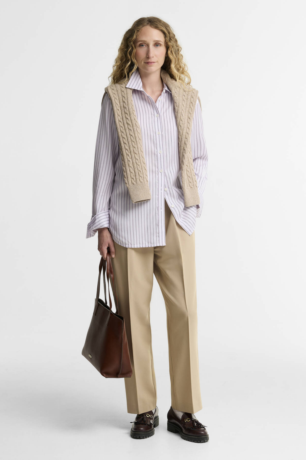 Barbour Evangeline Gömlek PU19 Frosted Heather Stripe