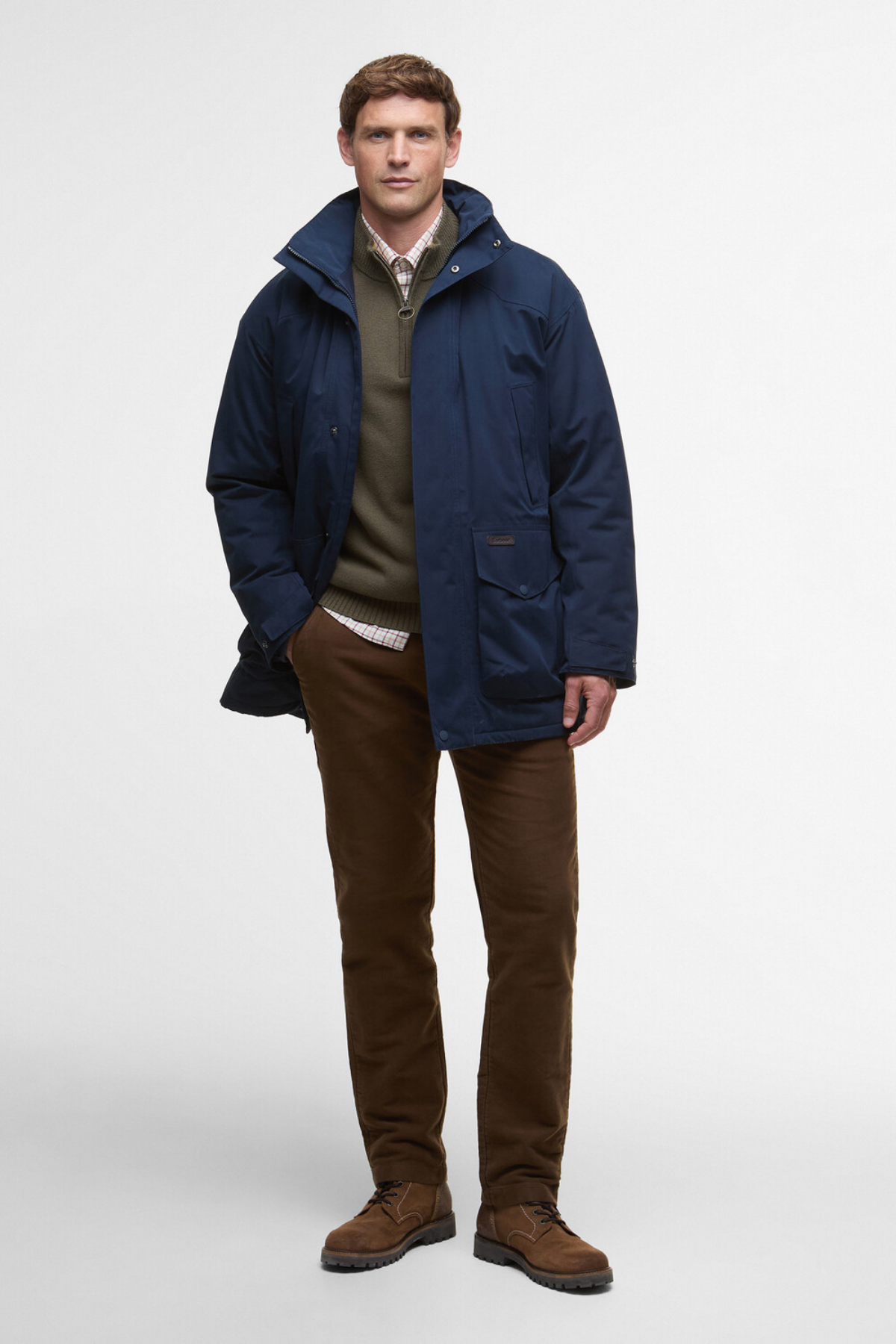 Barbour Farlam Waterproof Ceket NY71 Navy