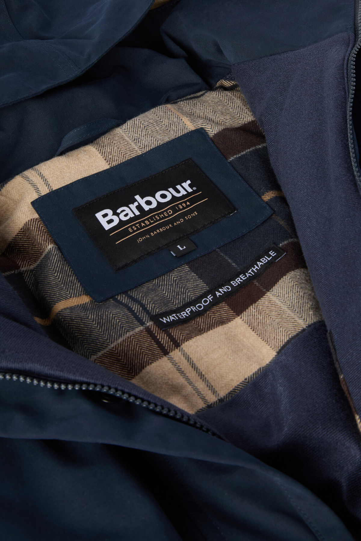 Barbour Farlam Waterproof Ceket NY71 Navy