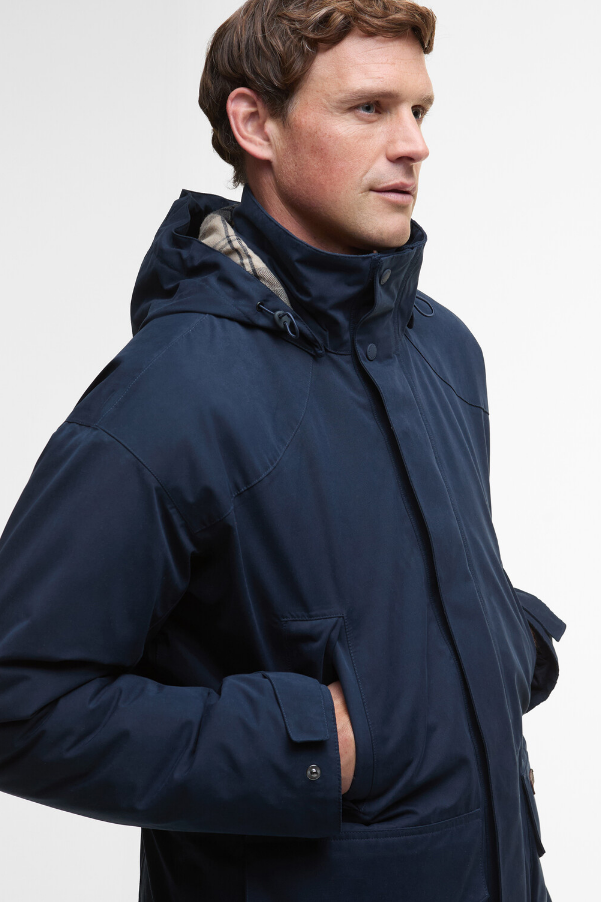 Barbour Farlam Waterproof Ceket NY71 Navy