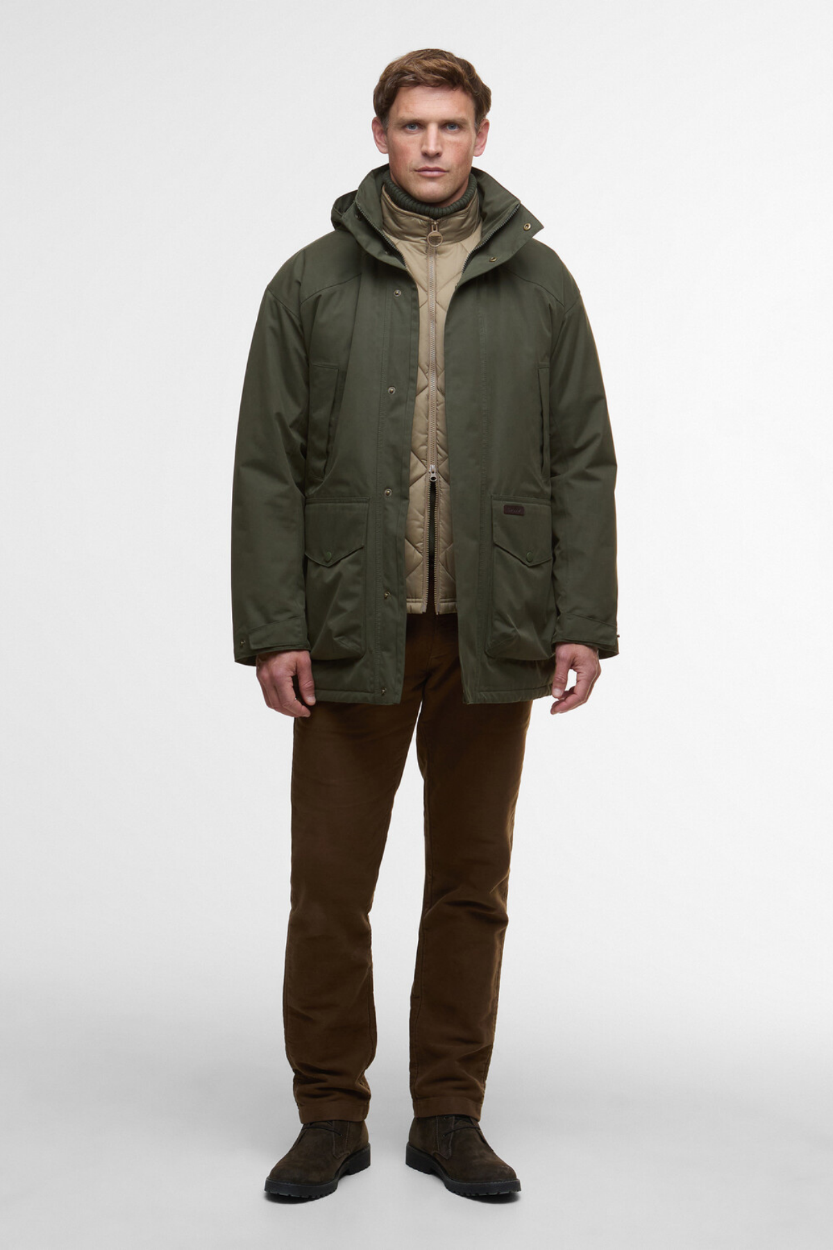 Barbour Farlam Waterproof Ceket OL91 Olive