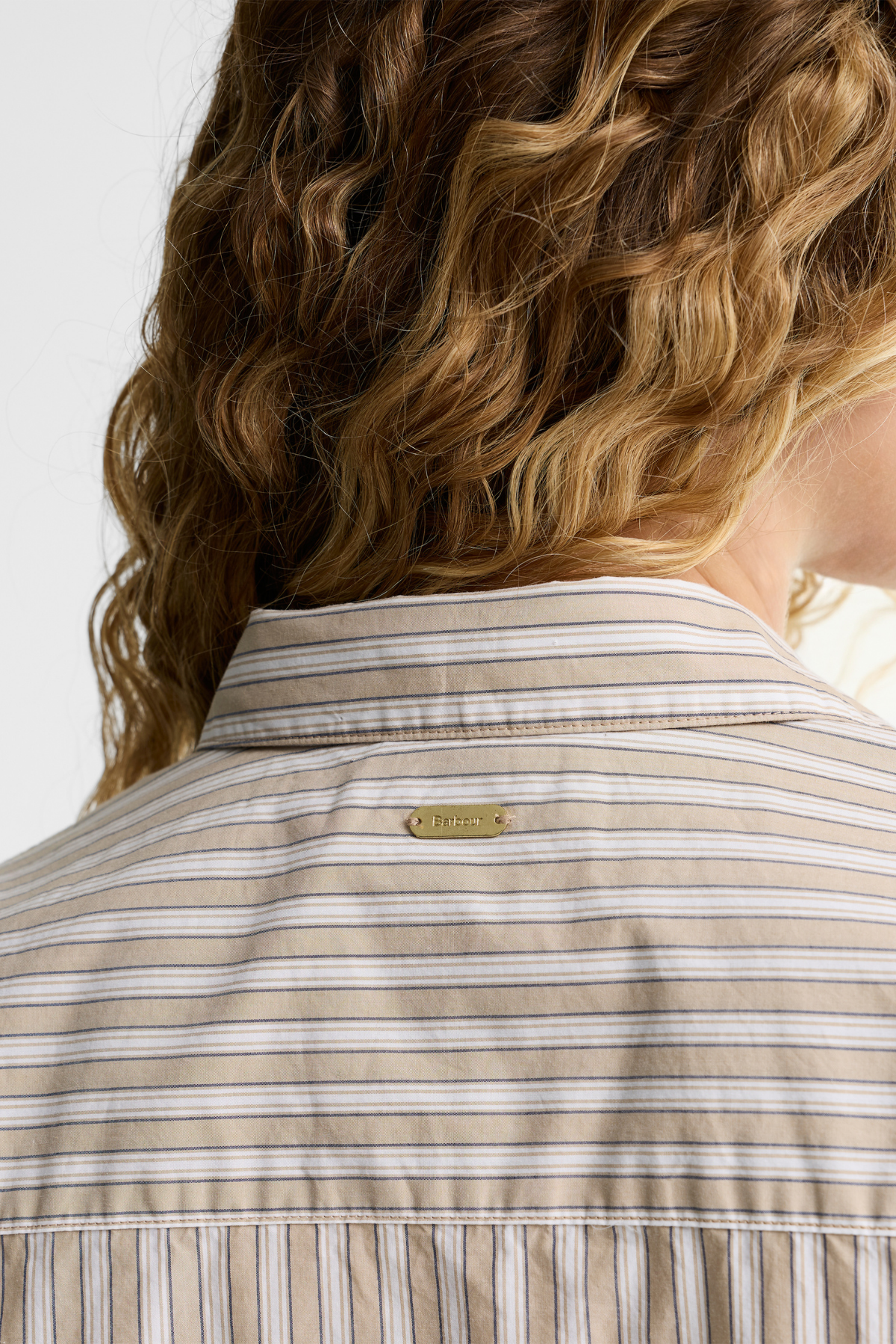Barbour Fawne Gömlek BE93 Warm Trench Stripe