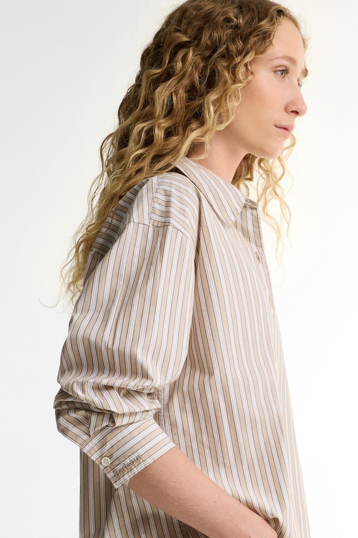 Barbour Fawne Gömlek BE93 Warm Trench Stripe