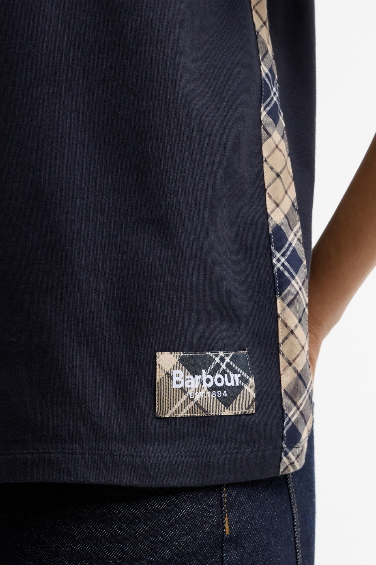 Barbour Fawne Top T-shirt NY99 Dark Navy