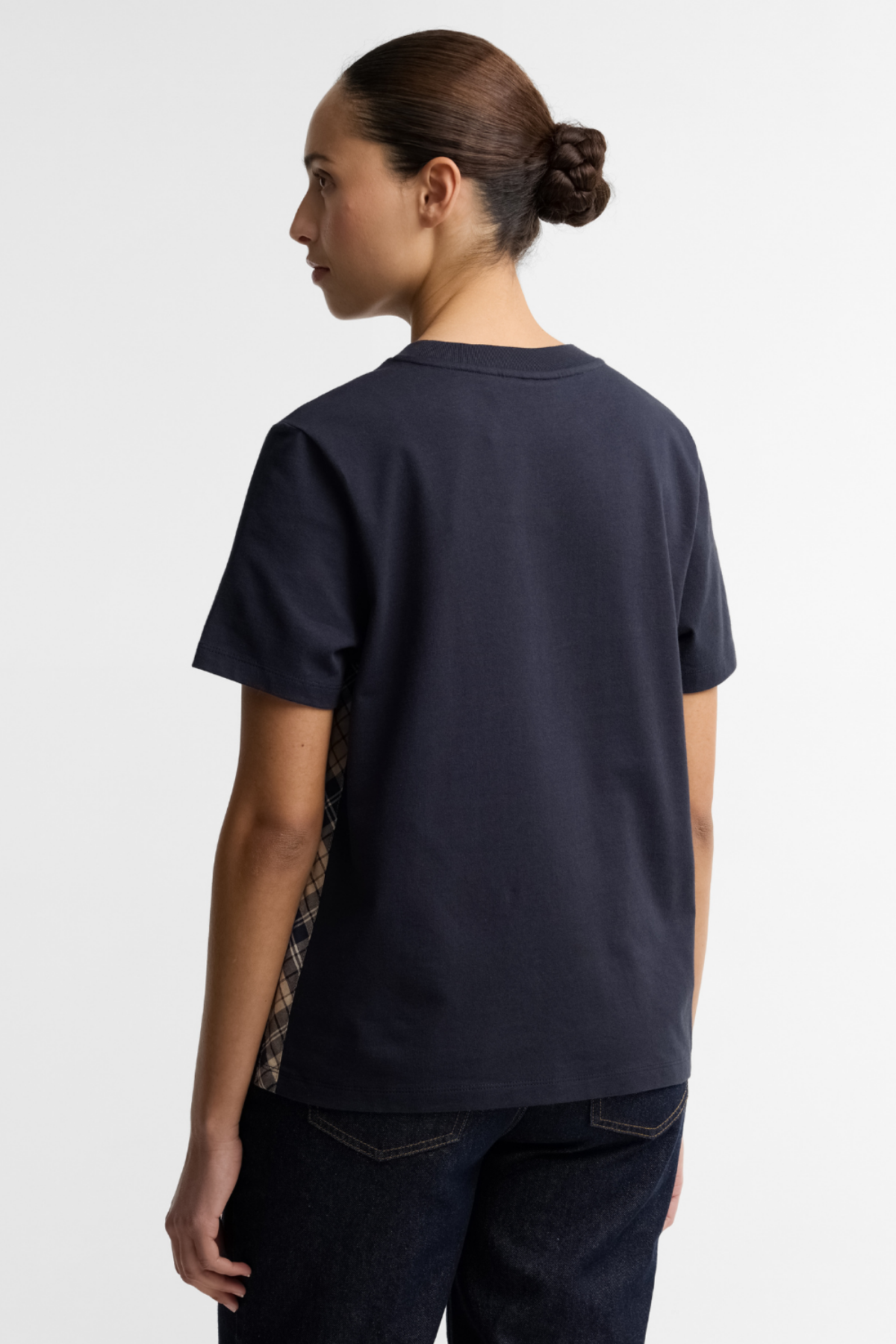 Barbour Fawne Top T-shirt NY99 Dark Navy