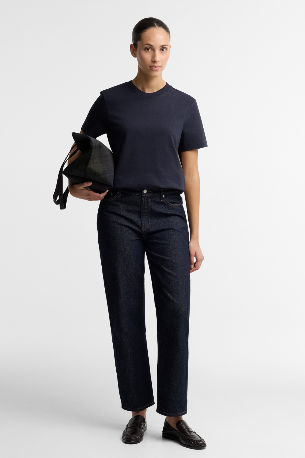 Barbour Fawne Top T-shirt NY99 Dark Navy