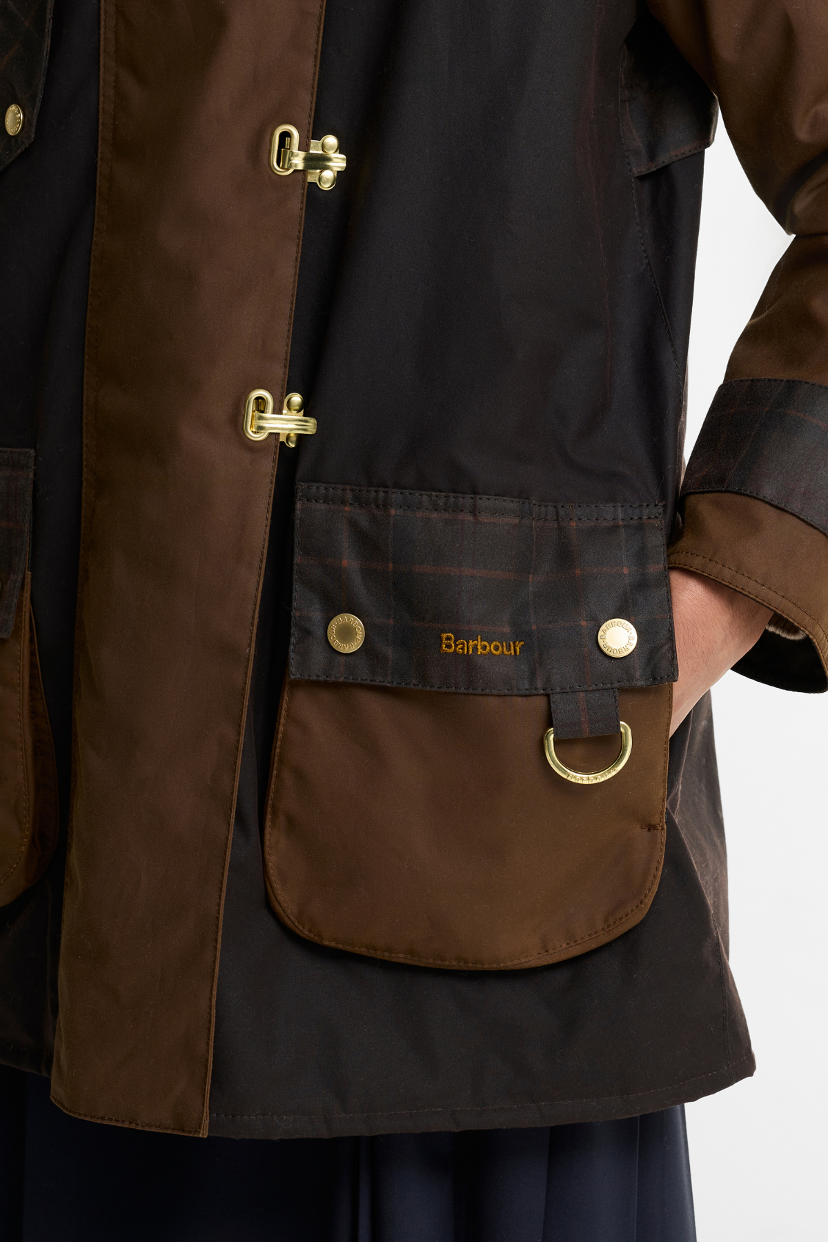 Barbour Felton Yağlı Ceket RU91 Rustic Bark Muted
